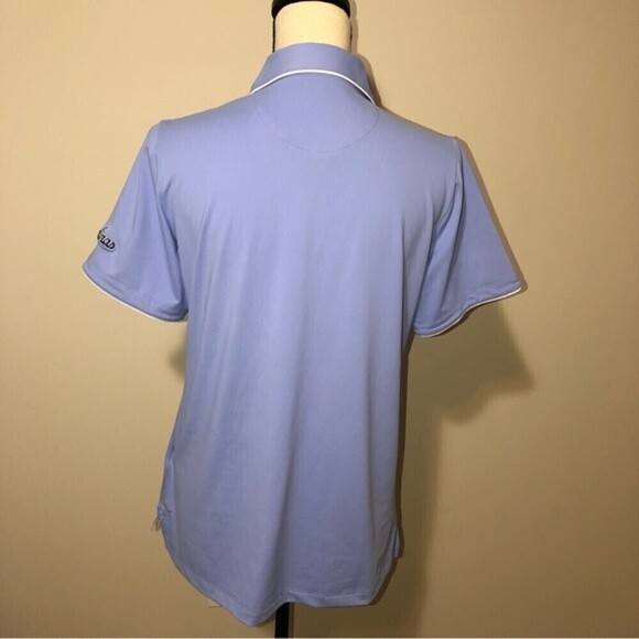 Peter Millar UPF 50 Sun Protection Womens Carolinas Golf Shirt Size Medium Blue - Picture 5 of 8
